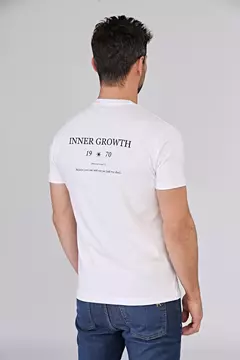 REMERA MANGA CORTA GROWTH BLANCO - BRAVO - comprar online
