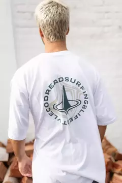 REMERA OVERSIZE WARP BLANCO - DREAD - comprar online
