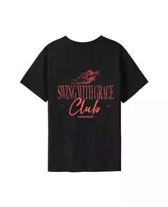 REMEREA MANGA CORTA SWING NEGRO - IDROGENO