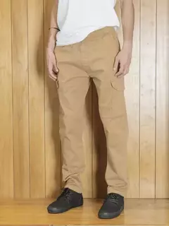 PANTALON CHINO CARGO WORKER CAMEL - DREAD