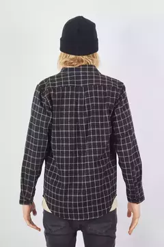 CAMISA LEÑADORA YOSEF FLANNEL NEGRO - CAPTAIN FIN en internet
