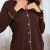Pijama Longo Americano Anne Feminino Marrom na internet