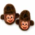 Chinelufa de Macaco Pantufa Divertida Macia e Confortável