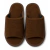 Pantufa Chinelo de Quarto Feminina Atoalhada Marrom