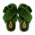 Chinelo de Quarto Feminino Aberta Modelo X - Verde Musgo