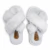 Chinelo de Quarto Feminino Aberta Modelo X - Branco