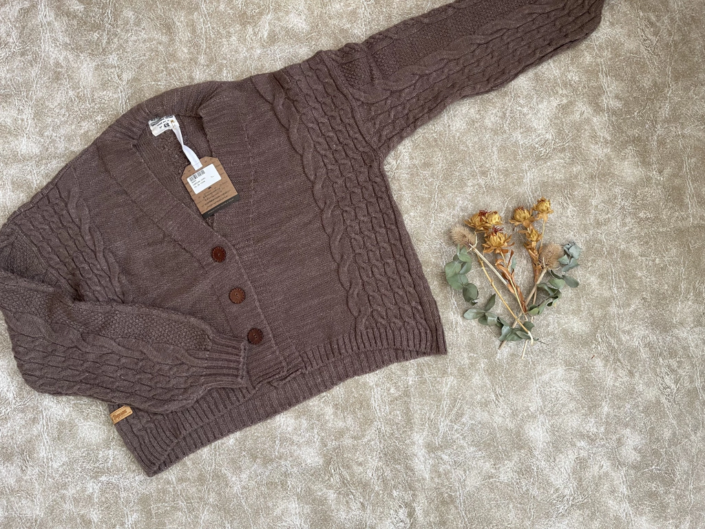 Cardigan de lana