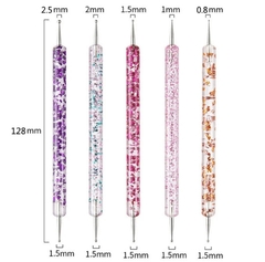 Juego de 5 punzones para decoración de uñas, - comprar en línea