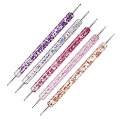 Juego de 5 punzones para decoración de uñas,