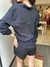 SHORTS CINTURA ALTA EM BLEND DE VISCOSE PRETO - AVILLE