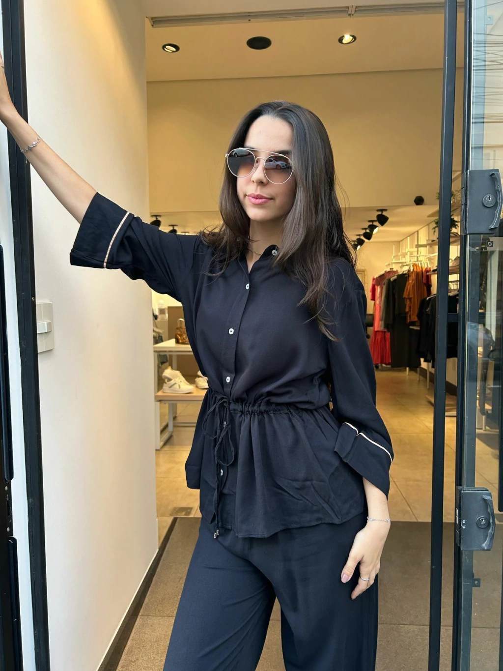 CAMISA ML PRETO