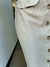 SAIA MIDI CINTURA ALTA EM BLEND DE VISCOSE BEGE - loja online