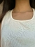 BLUSA REGATA BICOLOR EM MOLEVISCO BEGE CLARO na internet