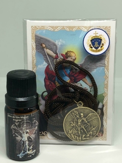 Kit São Miguel Arcanjo - Óleo e Cordão - comprar online