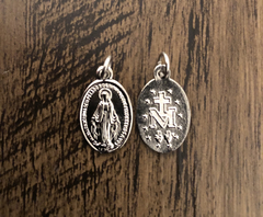 Medalha Milagrosa (2 cm) - Kit com 10 unidades - Níquel na internet