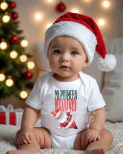 Plantillas Diseños Sublimacion Bodys Mi primera Navidad