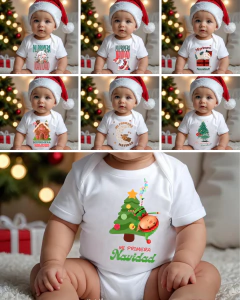 Plantillas Diseños Sublimacion Bodys Mi primera Navidad - comprar online
