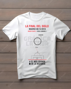 Plantillas Diseños Sublimacion Remera La Final del Siglo