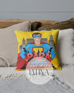 Plantillas Diseños Sublimar Almohadones Papá mi Héroe Favorito - comprar online