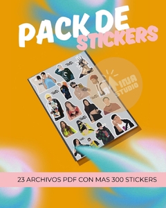 Pack de stickers listos para Imprimir - tienda online