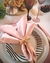 Porta guardanapo cruz em sisal- kit com 4