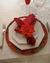 Porta guardanapo flor de natal - kit com 4 ou 6 unidades - loja online