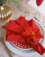 Imagem do Porta guardanapo flor de natal - kit com 4 ou 6 unidades