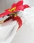 Porta guardanapo flor de natal - kit com 4 ou 6 unidades