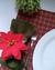 Porta guardanapo flor de natal - kit com 4 ou 6 unidades - comprar online