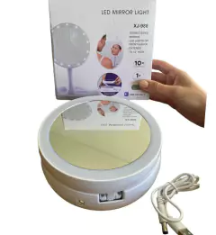 Espejo plegable con Luz - USB - tienda online