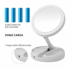 Imagen de Espejo plegable con Luz - USB