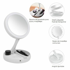 Espejo plegable con Luz - USB