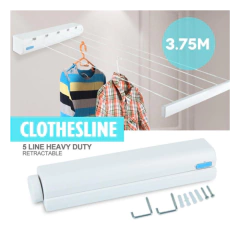 Tender Extensible Retráctil Enrollable 5 Sogas - comprar online