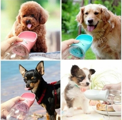 Botella de agua para Mascotas con dispenser y filtro - Tique.
