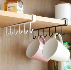 Organizador Colgante 6 ganchos, Pinza