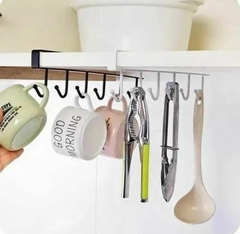 Organizador Colgante 6 ganchos, Pinza - Tique.