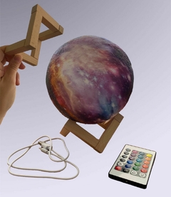 Lampara lunar, universo galaxia - comprar online