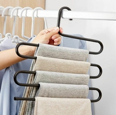 Percha para 5 pantalones, organizadora optimizadora en internet