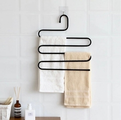Percha para 5 pantalones, organizadora optimizadora
