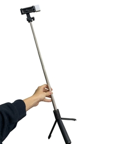 Mini Monopod selfie con luz led flash - comprar online