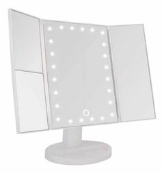ESPEJO DE MAQUILLAJE CON LUZ LED