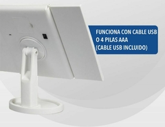 ESPEJO DE MAQUILLAJE CON LUZ LED - comprar online