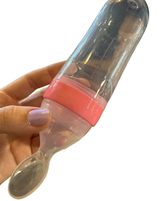 Cuchara Alimentadora Bebe Silicona Dosificadora - Tique.