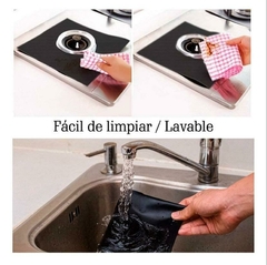 Protector Cocina Teflón Antiadherente Para 2 Hornallas (Pack X2) - Tique.