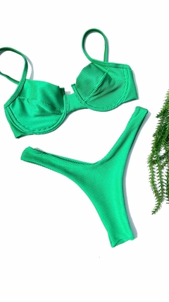 Biquíni Floripa Canelado - Verde Bandeira na internet