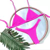 Biquíni Basic Canelado - Rosa Pink