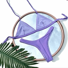 Biquíni Basic Canelado - Lavanda - comprar online