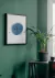 A Gaze in Minimalist Blue