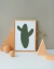 Minimalist Lonely Cactus - sam studio