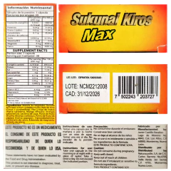 50 Cajas SUKUNAI KIROS MAX, NATURACASTLE en internet